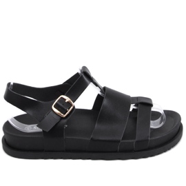 Patsy Black Damensandalen schwarz