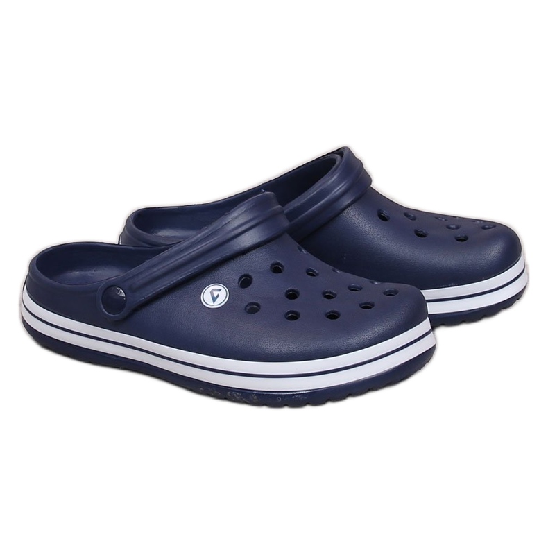 American Club Marineblaue Badeschuhe für Herren navy blau