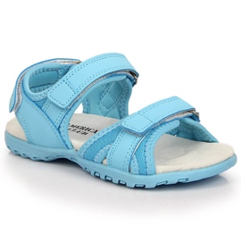 Blaue Kindersandalen mit Klettverschluss von American Club