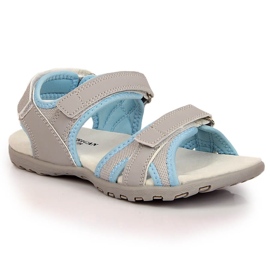 Graue Mädchensandalen von American Club Sport