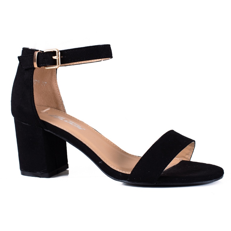 SHELOVET Schwarze Damen Sandalen