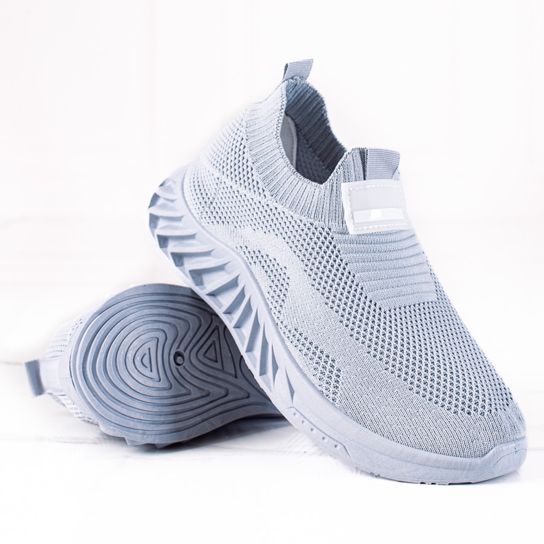 SHELOVET Sportschuhe zum Hineinschlüpfen grau