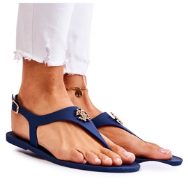 Damensandalen Marineblau Sonner