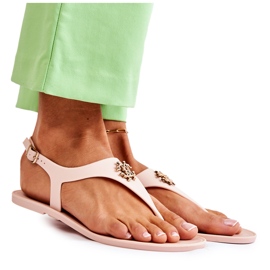 PH1 Nudefarbene Sonner-Sandalen für Damen beige