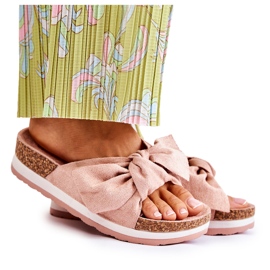 PG1 Hausschuhe auf der so bequemen rosa Plattform