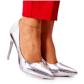 WS1 Silberne Tissoria Schlangenmuster Pins silber-