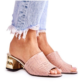 PA2 Wildleder-Damenschuhe mit hohem Absatz Hellrosa Perry