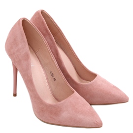 Pumps auf einem Stiletto-Absatz von Valeria Nude rosa