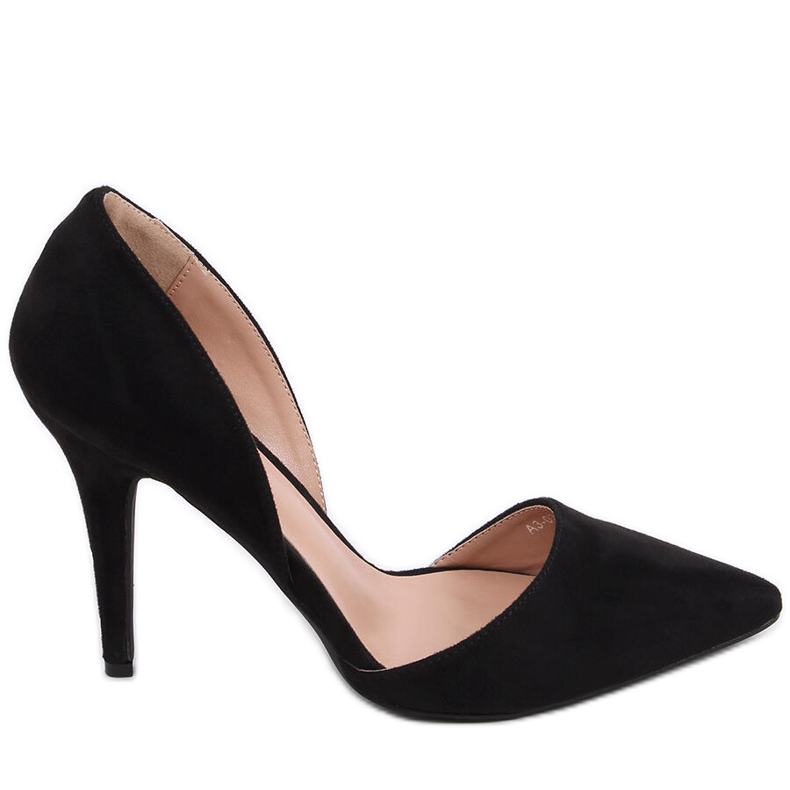 Pumps auf einem Carrie Black Stiletto-Absatz schwarz