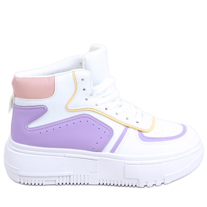Storm WEISS / LILA High-Top-Sneakers weiß mehrfarbig