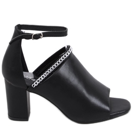 Mary Black Sandaletten mit hohen Absätzen schwarz