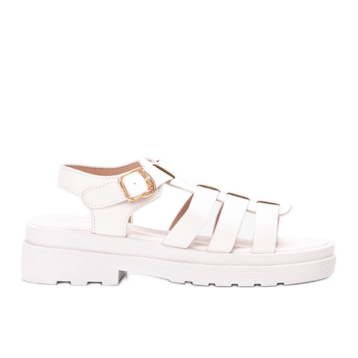 Bradams weiße Damensandalen