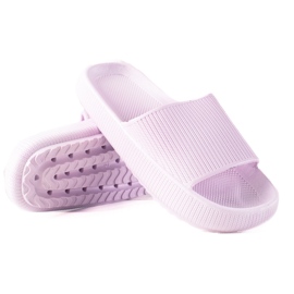SHELOVET Lavendel Flip Flops violett