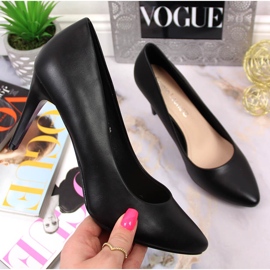 Schwarze Stiletto-Pumps von Sergio Leone