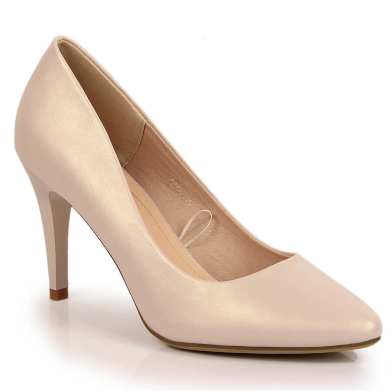Pumps Stiletto perlbeige Sergio Leone