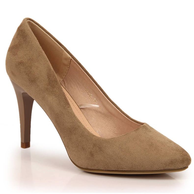 Sergio Leone beigefarbene Wildleder-Stiletto-Pumps