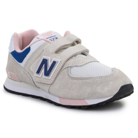 New Balance Junior PV574LK1 blau rosa grau