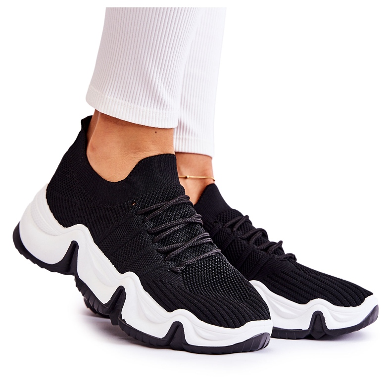 PG1 Schwarze Dayen Slip-On-Sneaker für Damen