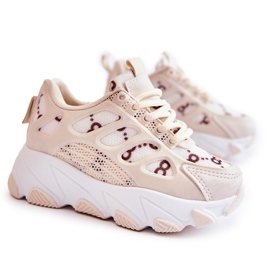 FR1 Sportschuhe für Kinder Beige Dalia braun