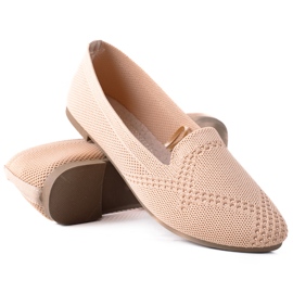 W. Potocki Durchbrochene Schuhe Potocki beige