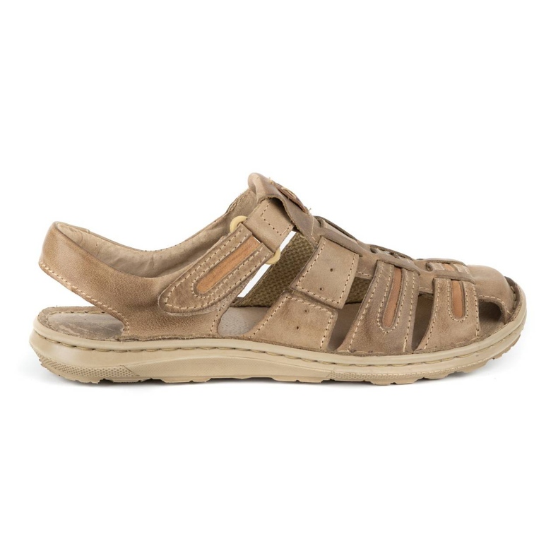 Olivier Sommersandale aus Leder für Herren 230MA beige