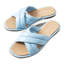 Blaue Thines-Hausschuhe für Damen