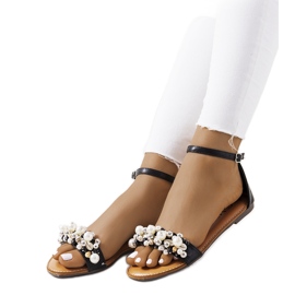 Schwarze Chesney-Sandalen für Damen