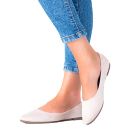 W. Potocki Wildlederballerinas von Potocki beige