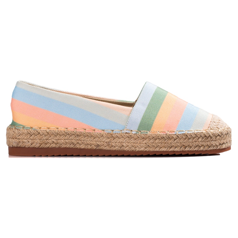 SHELOVET Bunte Espadrilles rosa mehrfarbig