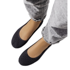 Schwarze durchbrochene Ballerinas von Holmen