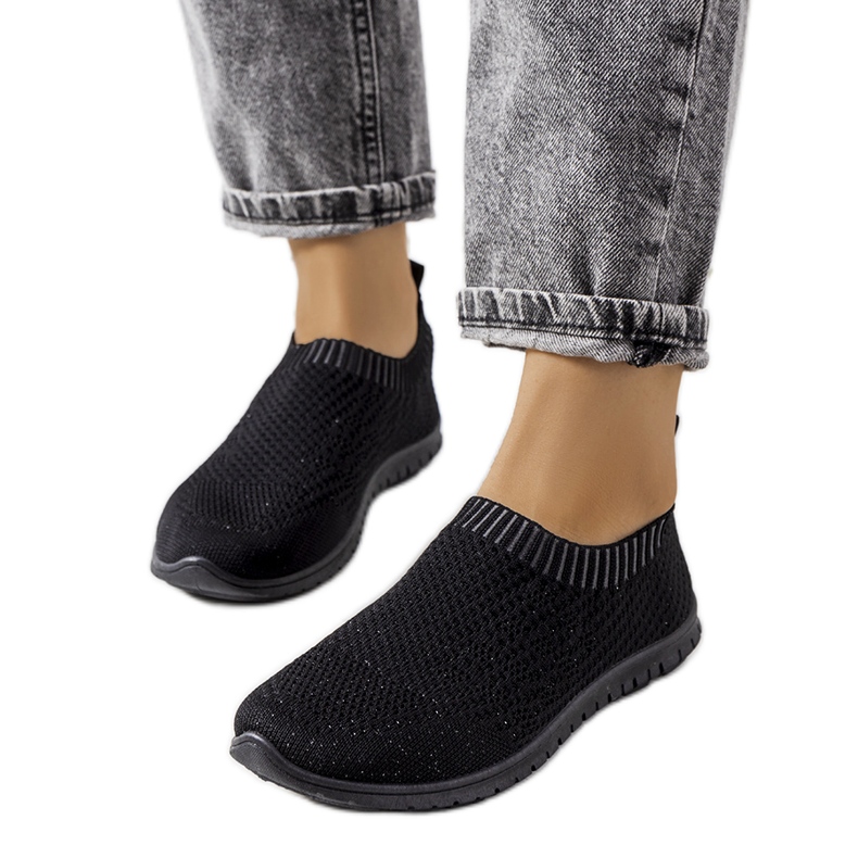 Schwarze Damensneaker von Sisko