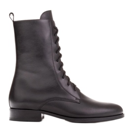 Marco Shoes Klassische Stiefel mit niedrigem Absatz schwarz