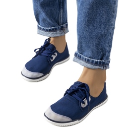 Marineblaue Turnschuhe für Damen von Mesinge