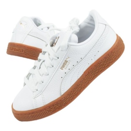 Puma Basket Classic Gum Jr 366669 02 weiß