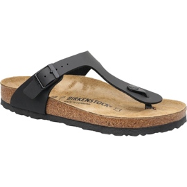 Birkenstock Gizeh 43691 zehenstegsandalen schwarz