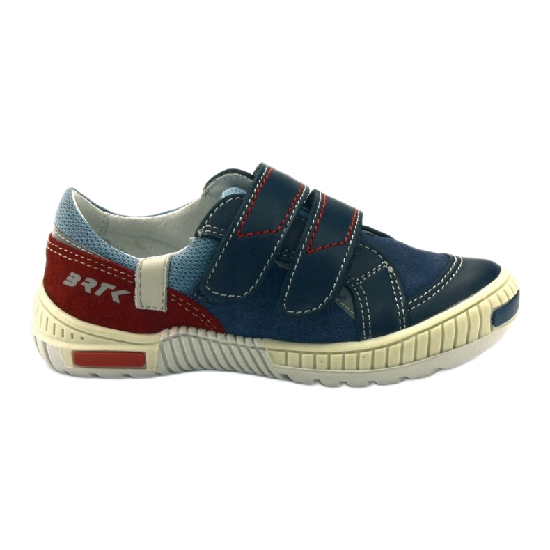 Jungenschuhe mit Klettverschluss Bartek 85585 marineblau rot navy blau