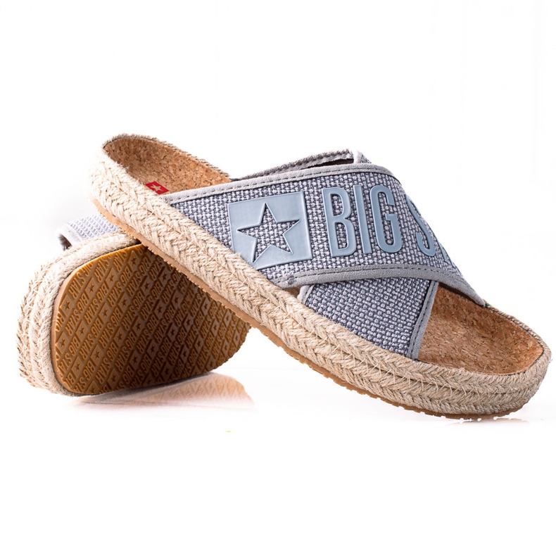 Big Star-Espadrilles grau