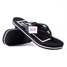 Bequeme Big Star Flip-Flops schwarz
