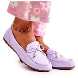 PG1 Loafer für Damen mit Schleife Violett Aurila lila