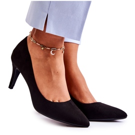 PG1 Klassische schwarze Theira-Wildleder-Heels