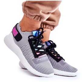 Damen Sportschuhe Slip-on Grau Klayra