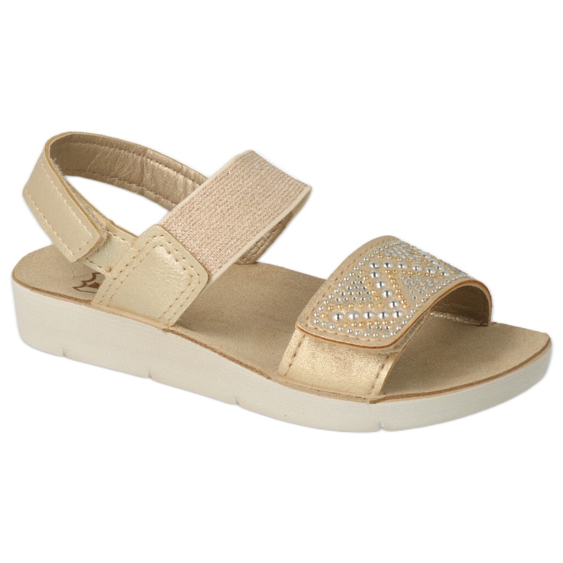 Befado Mädchen-Sandalen Shiny Gold 068Y002 golden
