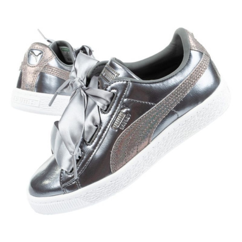 Puma Basket Heart Lunar Jr 365994 01 Schuhe silber-