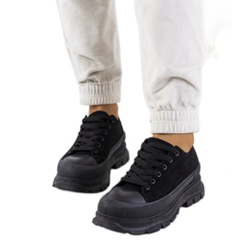 Schwarze Catullo-Turnschuhe