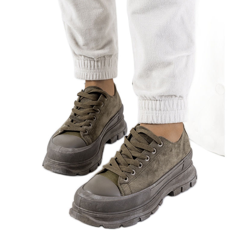 Grüne Catullo-Turnschuhe