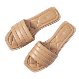 BM Keulen braune Hausschuhe