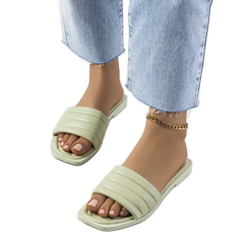 Keulen grüne Hausschuhe