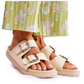 PJ1 Klassische beige Damen-Slipper von Weston