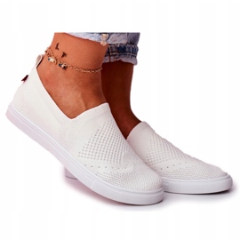 Weiße Sneakers für Damen Slip-On Sneakers Big Star FF274A608