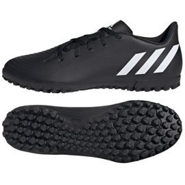 Adidas Predator Edge.4 Tf M GX0010 Fußballschuhe schwarz schwarz